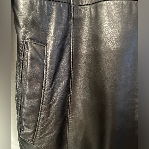 Vintage Genuine Leather Ladies Blazer Village du Cuir🌹 - Picture 3 of 6